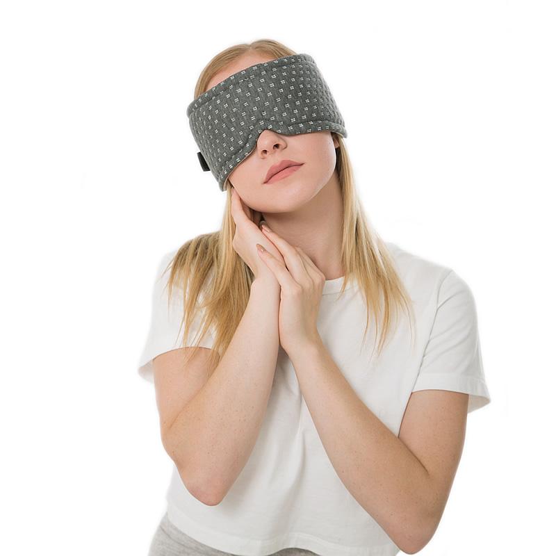 Luxury Memory Foam Anti-Fatigue Eye Mask on face