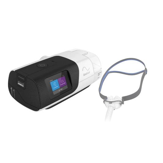 Ensemble CPAP à réglage automatique AirSense 11<br><h3> comprend : interface | tubes chauffants | filtres | lingettes</h3>